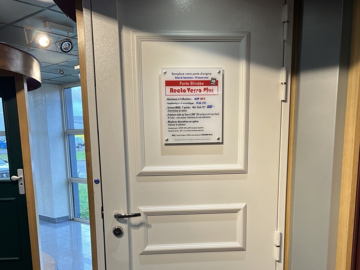 Porte blindée Recto Verso Plus blanche