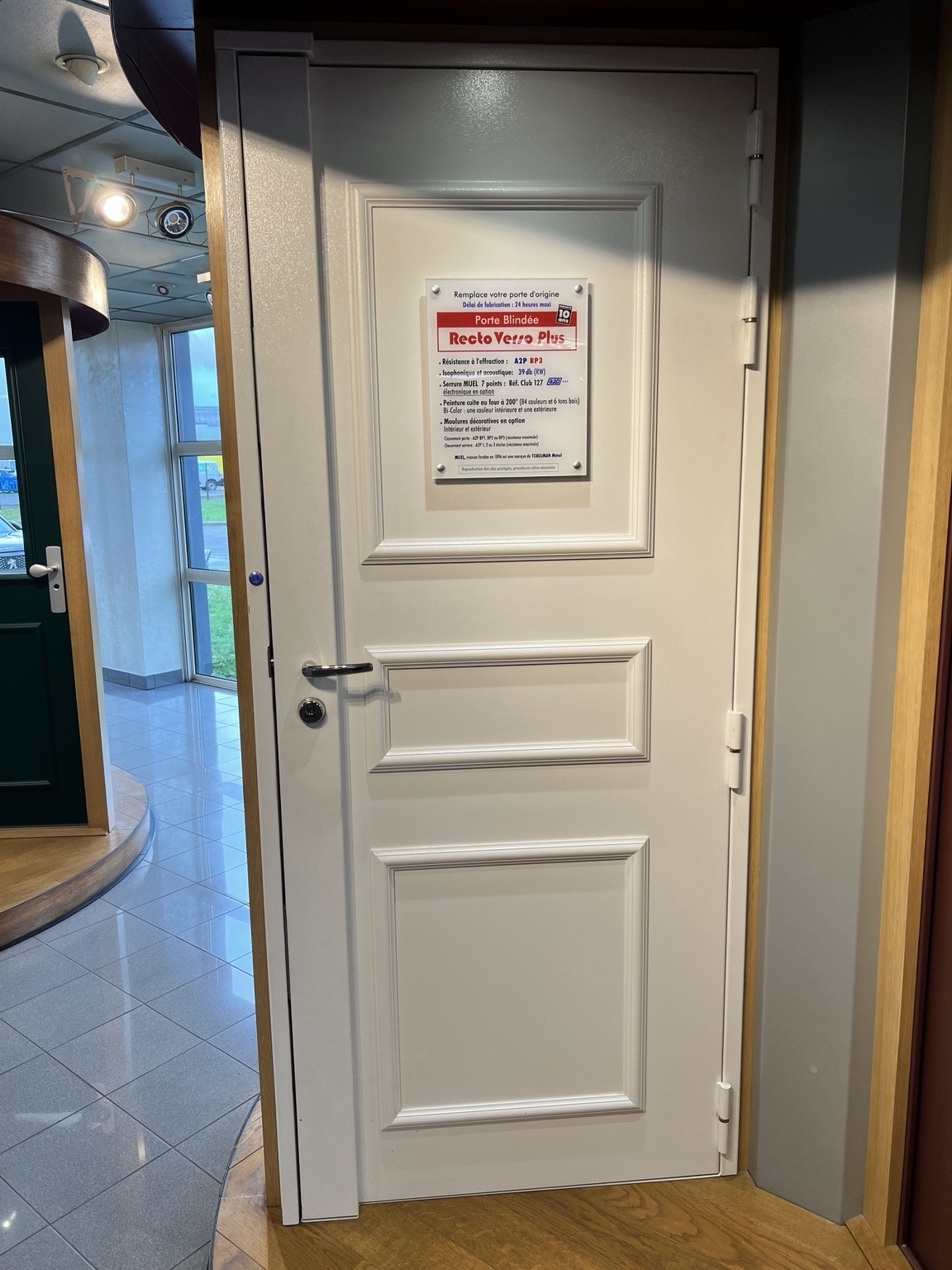 Porte blindée Recto Verso Plus blanche
